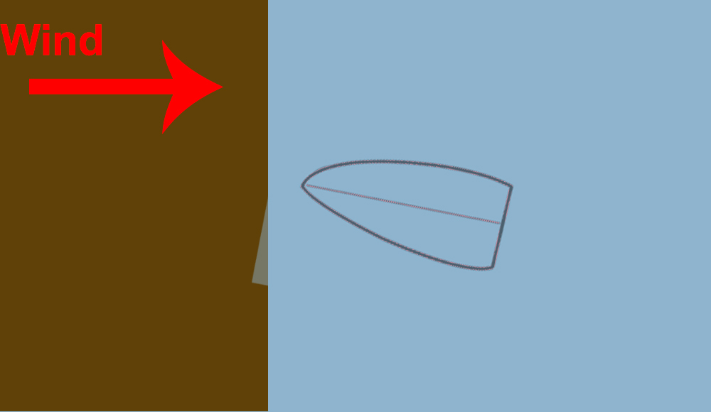 Launching   Toward Sea Wall